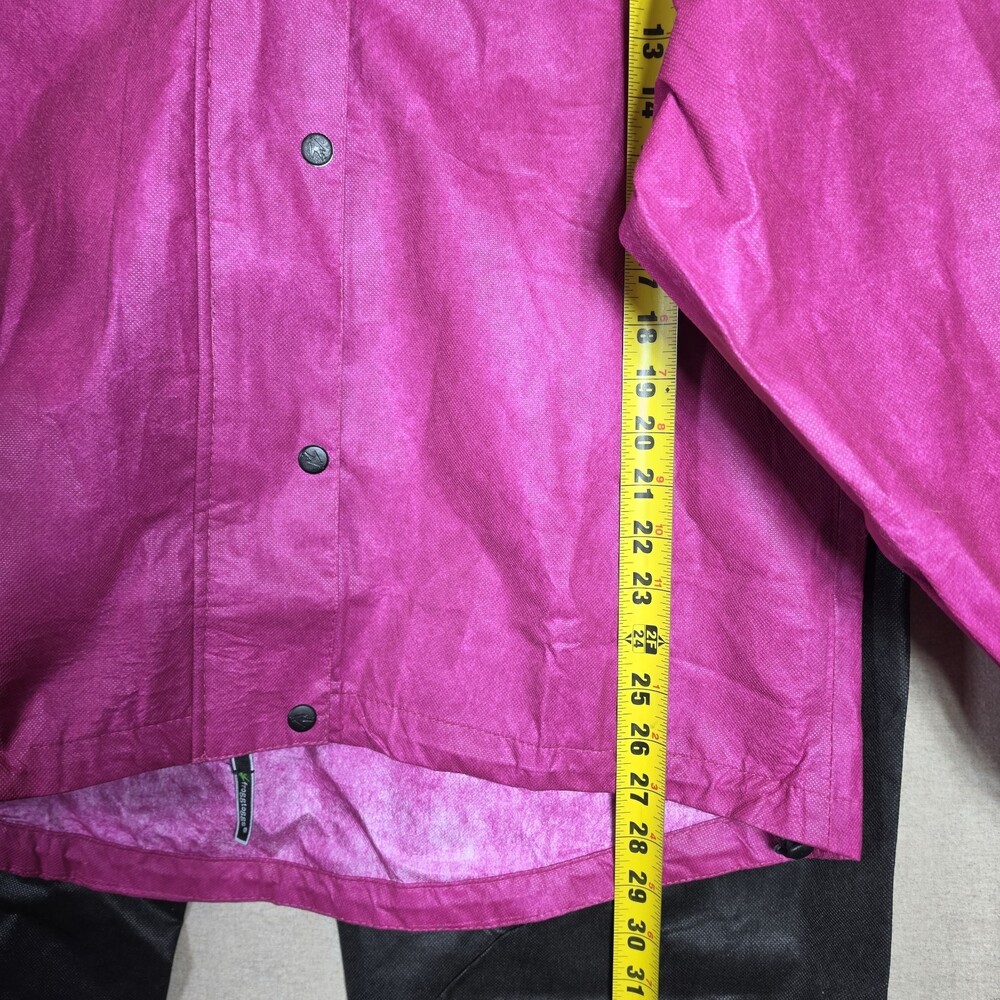 Frogg Toggs Breathable Rain Suit Women's XL Cherry/ Black Classic All-Purpose - Picture 7 of 16